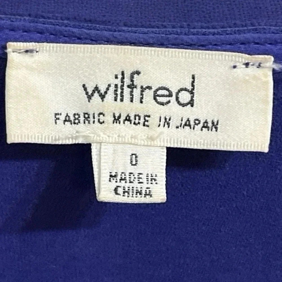 ARITZIA Wilfred Vignette Silk Skirt Dress Sleeveless V-Neck Dress, Size 0 - Picture 5 of 6